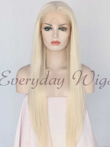 Light Blonde Synthetic Lace Front Wig