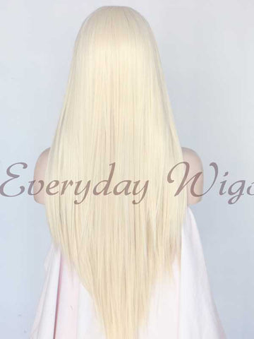 Light Blonde Synthetic Lace Front Wig