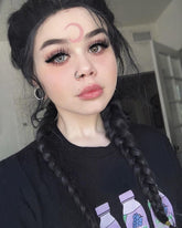 Solid Color Braided Synthetic Lace Front Wig-Everyday Wigs