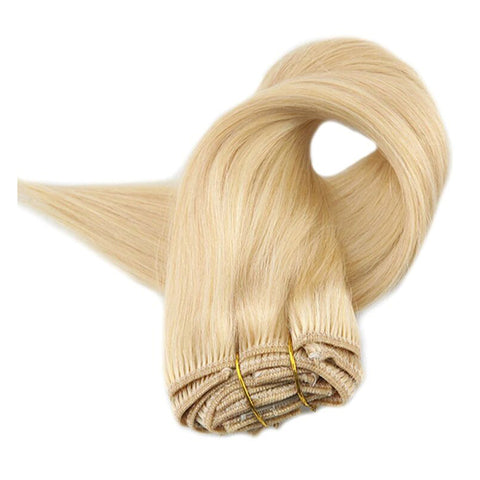 Blonde #613 Blonde Clip In Hair Extensions