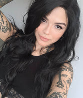Black Wavy Synthetic Lace Front Wigs-Everyday Wigs