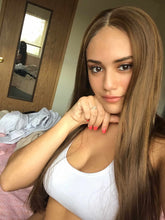 Dark Brown Synthetic Lace Front Wigs-Everyday Wigs