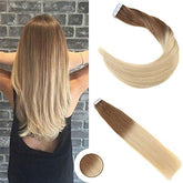 Ombre Blonde Tape in Hair Extensions ( T8/613)-Everyday Wigs