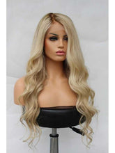 Ombre Blonde Wavy Lace Front 360 Real Glueless Human Hair Wigs for Caucasian Women - Everyday Wigs