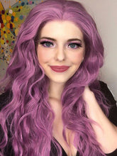 Peachblow Wavy Synthetic Lace Front Wig-Everyday Wigs