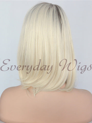 Ombre Blonde Synthetic Lace Front Wig