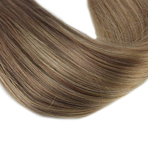 Ombre Blonde Clip in Hair Extensions #10/#14