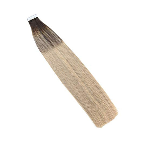 Ombre Blonde Tape in Hair Extensions ( #2/16/24)