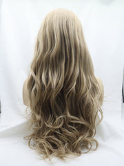 Blonde Wavy Synthetic Lace Front Wig-Everyday Wigs