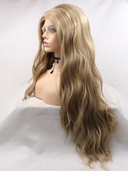 Brown Blonde Synthetic lace Wig-Everyday Wigs