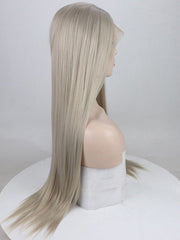 Grey Blonde Synthetic Lace Front Wig-Everyday Wigs