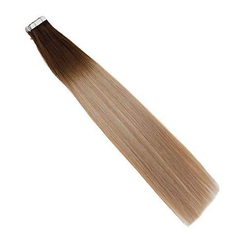 Ombre Blonde Tape in Hair Extensions ( T4/18/22)